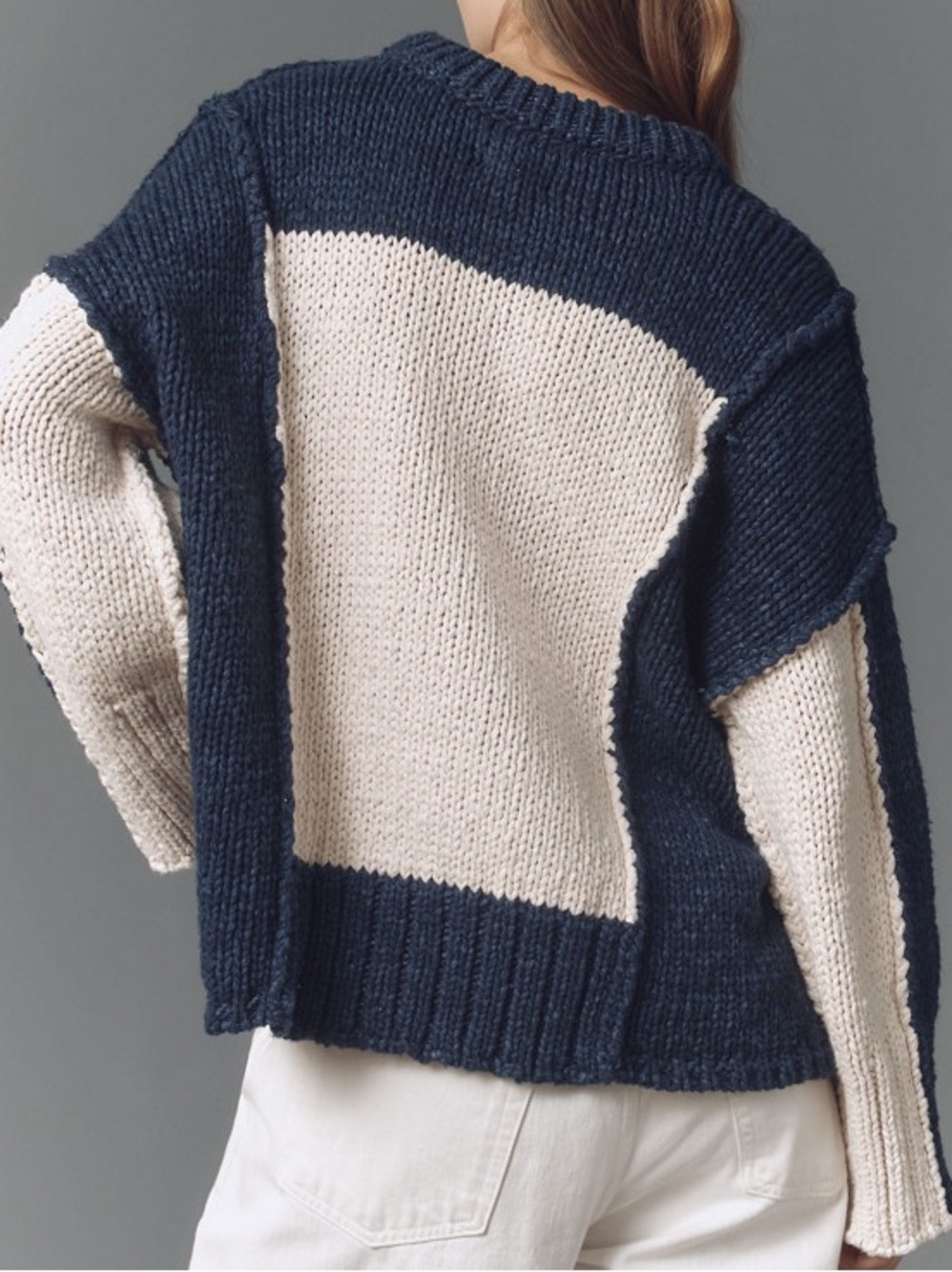 Pilcro Anthropologie Parrot Intarsia Chunky Knit Sweater Medium - Picture 7 of 10